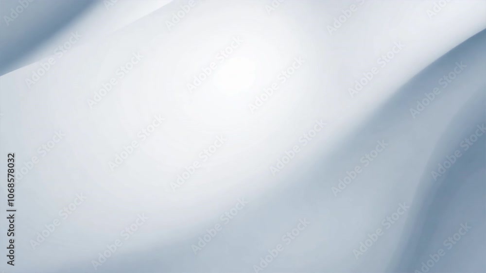 Poster elegant white fabric waves serene and calming background with smooth texture for tranquil design
