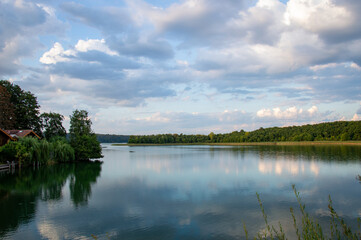 Idyllic view of Feldberger Seenlandschaft in Germany