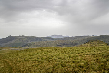 Obraz premium A view of Snowdonia Snowdon from Rhosydd Quarry