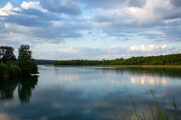 Idyllic view of Feldberger Seenlandschaft in Germany