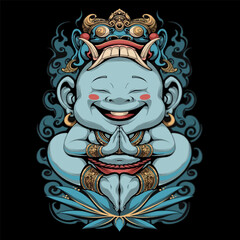 tiger head with a tattoo