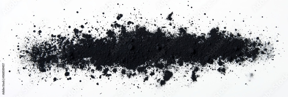 Poster the artwork features a minimalistic abstract design with a grainy black texture enhanced by spray ef