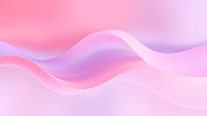 Smooth waves in soft pastel colors, gently blending from pink to lavender to teal, creating a calming, dreamy abstract background