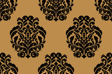 Motifs African boho paisley Floral Ikat seamless pattern embroidery border. Ethnic ikat floral Ethnic Indian Pattern Ikat pattern Ethnic Pattern.Border floral Aztec embroidery border seamless patterns