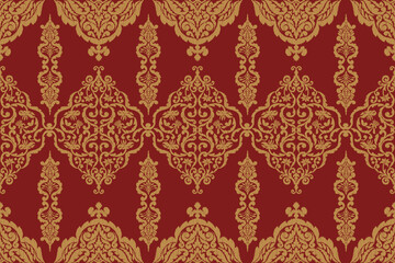 Motifs African boho paisley Floral Ikat seamless pattern embroidery border. Ethnic ikat floral Ethnic Indian Pattern Ikat pattern Ethnic Pattern.Border floral Aztec embroidery border seamless patterns