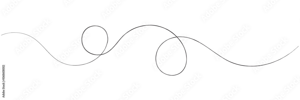 Poster woosh, swash underline stroke set. abstract wavy thin line. squiggle elements. squiggle line design 