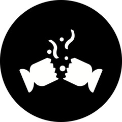 Happy birthday single vector icon