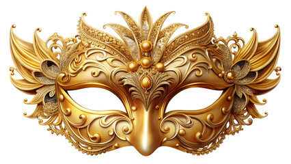 golden venetian mask for night party club