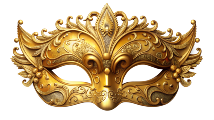 golden venetian mask for night party club