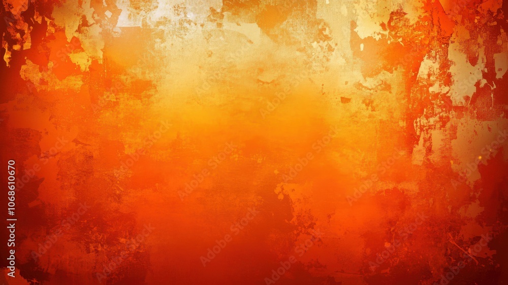 Poster a vibrant abstract background featuring warm tones of orange and subtle textures, creating a dynamic