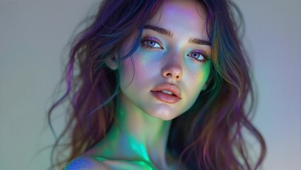 Ethereal Female Beauty Portrait