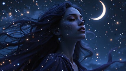 Ethereal Female Beauty Portrait