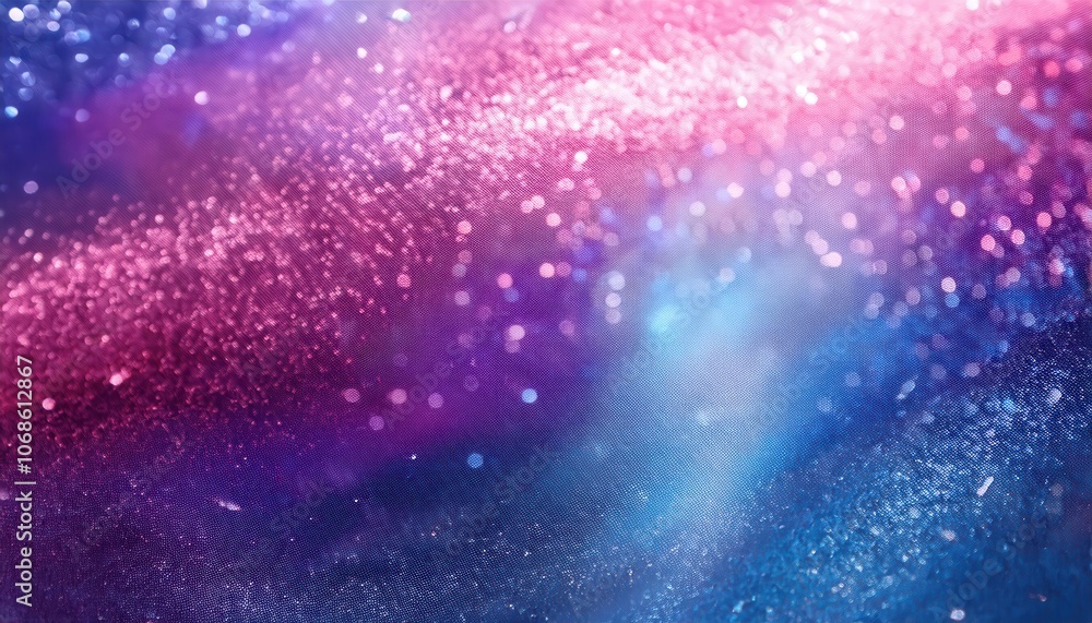 Aufkleber Captivating Ethereal Gradient Background with Soft Sparkling Bokeh and Gentle Wave Patterns in Pink, Purple, and Blue Hues for Dreamy, Fantasy Themed Digital and Print Design






