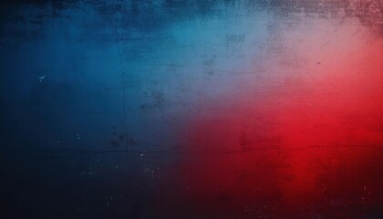Intense Red to Midnight Blue Gradient Texture with Subtle Grunge and Distressed Canvas Effect, Perfect for Atmospheric Patriotic Backgrounds, Digital Art Social Media Posts, and Graphic Design Project