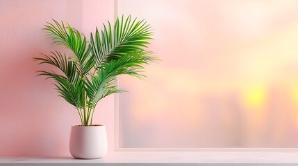 Obraz premium Enhance your home decor with lush indoor plants for a vibrant atmosphere