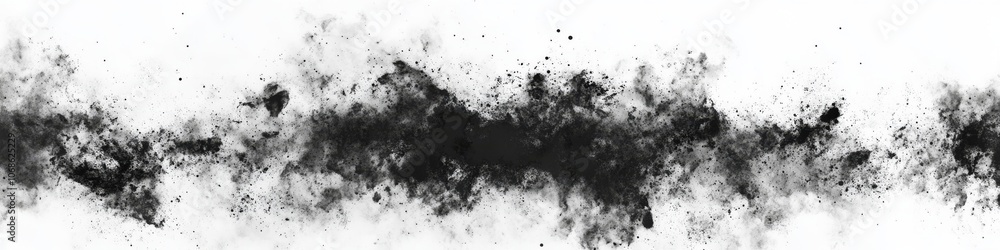 Aufkleber this intriguing black and white abstract texture features a captivating spray gradient and grainy de