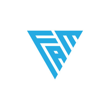 fam logo vector template, initial fam letter logo, fam icon design, fma design for monogram and any business.