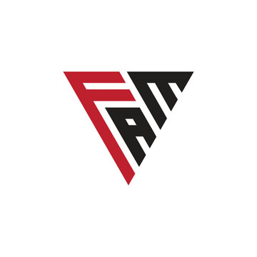 fam logo vector template, initial fam letter logo, fam icon design, fma design for monogram and any business.