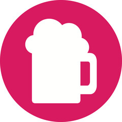 Happy birthday simple vector icon