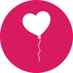 Happy birthday simple vector icon