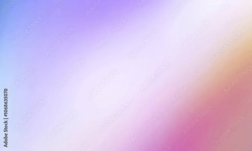 Poster abstract 4k background with a soft blue and purple blurred gradient cycle in slow motion. vibrant co