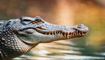 Obraz premium Close-Up of a Crocodile