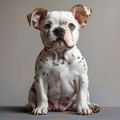 Obraz premium bulldog,Full body image of bulldog