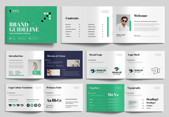 Brand Guideline Template Design Layout