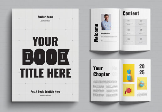 Book Title Template Layout