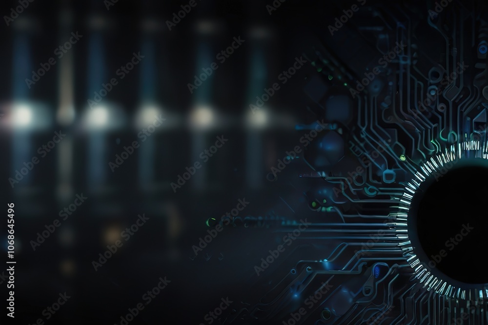 Poster techno background