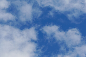 立冬の青空と白い雲02