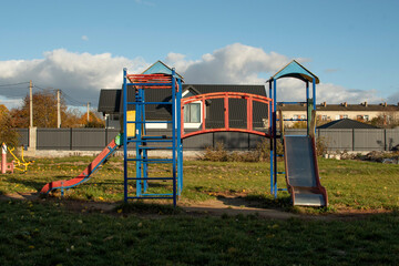 A colorful playground for children	