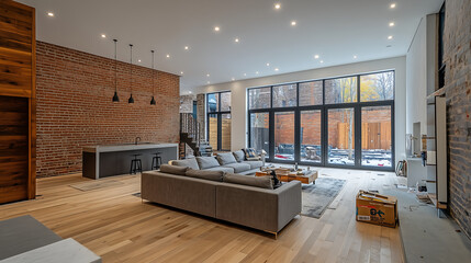Obraz premium modern living room