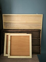 Various products from pine wood