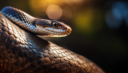 Obraz premium Close-Up of a Snake
