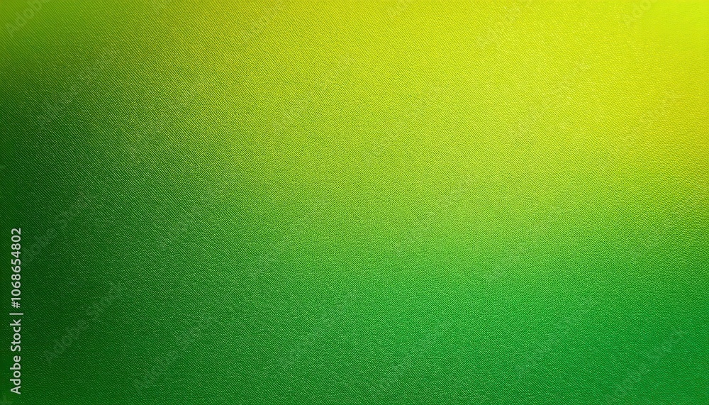 Poster vibrant green and yellow gradient texture background with subtle fabric pattern, ideal for eco frien