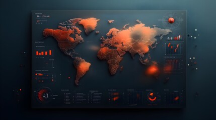 AI Powered Global Logistics Dashboard Visualizing Real Time Insights on Supply Chain Management Container Ship Movements