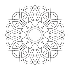 Flower of Life Mandala Timeless Sacred Geometry for Spiritual Designs, vector file