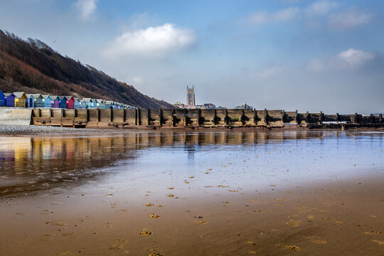 cromer beach reflection