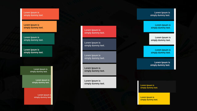 Mini Sliding Text Blocks