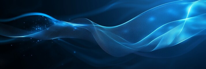 Fototapeta premium An elegant abstract blue background designed for video surveillance applications, perfect for modern digital environments