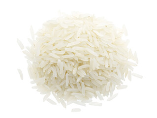 a pile of white rice