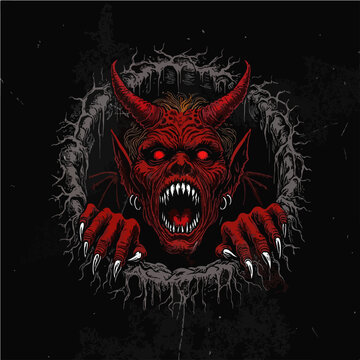 red devil skull
