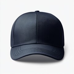 realistic high quality Navy Blue baseball hat mockup 