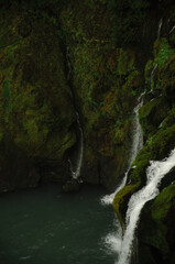 Waterfall in the mountains