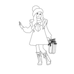 girl with a gift