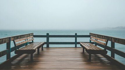 pier in the ocean