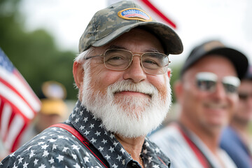 Veterans day parade celebrates brave heroes with proud faces