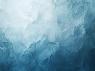 Obraz premium Crumpled blue-gray paper background with subtle gradient shading and soft wrinkles, adding depth and texture for a professional feel