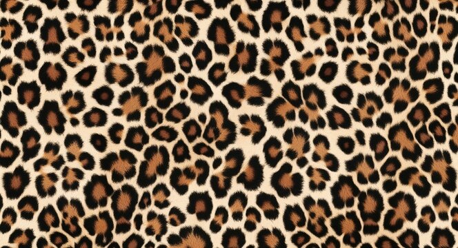 Animal print background with leopard spots for bold flair